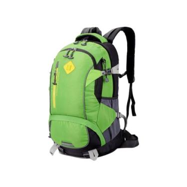 Imagem de Mochila externa impermeável de nylon 40L com suporte para peito e cint