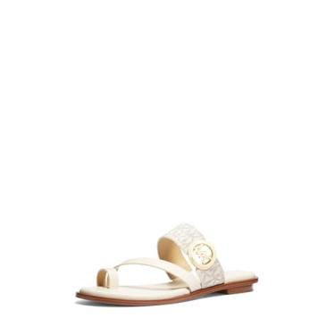 Imagem de Michael Kors Sandália feminina Vera Flat, Baunilha, 34