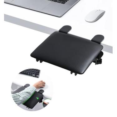 Imagem de Extensor de mesa dobrável eulps, apoio de braço, suporte de couro, 68 