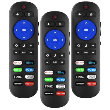 Imagem de Substitua o controle remoto HU-RCRUS-20 compatível com controle remoto Hisense Roku TV de substituição, universal para controle remoto Hisense Smart TV