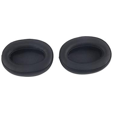 Imagem de KIMISS Almofadas de Ouvido de Reposição Premium para Fones de Ouvido WH-H910N – Almofadas de Espuma Viscoelástica de Couro Proteico Macio para Maior Conforto e Isolamento de Som (Preto)