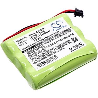 Imagem de 1200mAh Telefone sem fio Bateria de substituição, Compatível com PC1600,PC1700,PC1800