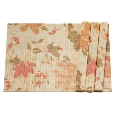 Imagem de Jogo Americano Bambu Fleur Com 4 Peças 30X45Cm Ref Ja13218
