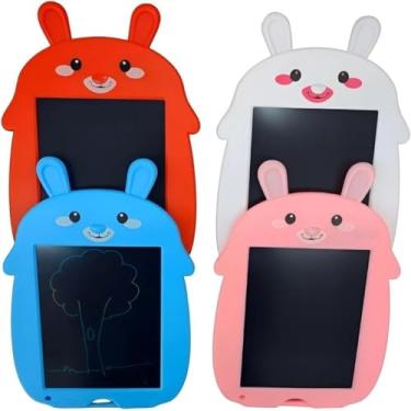 Imagem de Lousa Mágica Infantil Coelhinho com Tela Colorida – Brinquedo Educativo de Desenho e Escrita Reutilizável com Caneta Interativa – Aprendizado Divertido 30 CM (COR ALEATÓRIA)