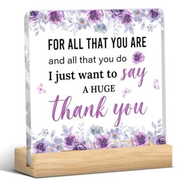 Imagem de YYDS Presentes inspiradores roxos para mulheres, decoração de mesa motivacional, presentes de agradecimento, presente de agradecimento para mulheres, professor, funcionário, colega de trabalho