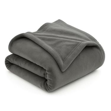 Imagem de Cobertor Manta Microfibra Casal Ultra Queen Macia 200x180cm – Antialérgica Soft Confort para Inverno e Todas as Estações (Cinza,Kit 4 unidades)