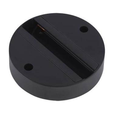 Imagem de Base Sobrepor Para Spot Trilho Preto 8,5cm Embu Led