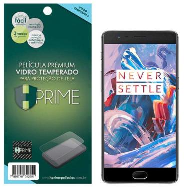 Imagem de Pelicula de Vidro Temperado 9h para OnePlus 3, Hprime, Película Protetora de Tela para Celular, Transparente