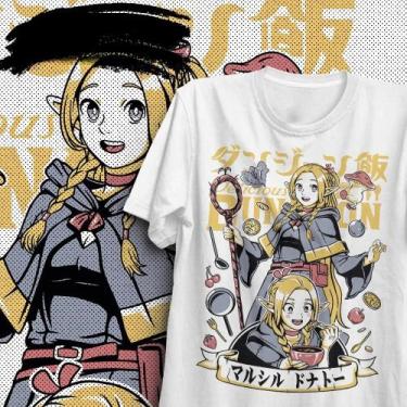 Imagem de Camiseta Feminina Anime Dungeon Meshi - Estampa Mangá Marcille Y2K - T