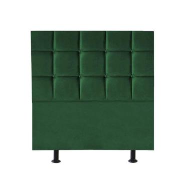 Imagem de Cabeceira Estofada Cama Box Solteiro 100cm Espanha Suede Verde- Mabe Magazine