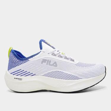 Imagem de Tênis Fila Go Trainer 2 Masculino, Branco, Azul royal, 40