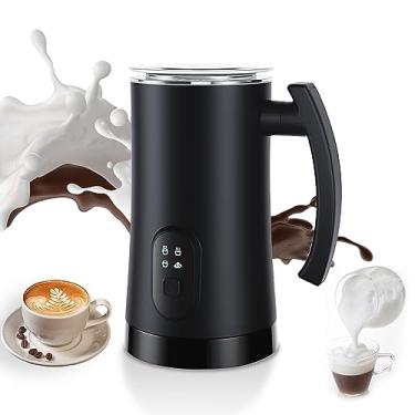 Imagem de Batidor de Leite Elétrico 4 em 1 Fabricante Espuma Quente e Fria Operação Silenciosa 400W Interior Antiaderente Automático Vaporizador para Café