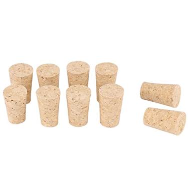 Imagem de Generic Conjunto de Rolha de Garrafa de Vinho/cerveja de Qualidade Superior de Cortiça Natural para Suprimentos de Fabricação Caseira (Garrafas de vinho tinto usam 22 * 17 * 35)
