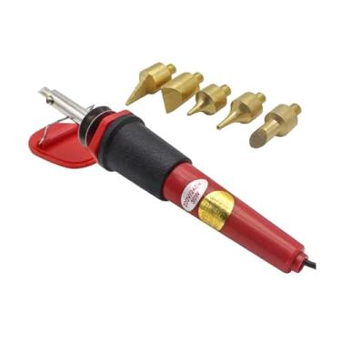Imagem de Bothyi Kit de Ferro de Soldar com Caneta de Pirografia, 5 Pontas e Suporte. Ferro de Soldar Elétrico para Escultura e Reparos Elétricos em Cabaças Metal.