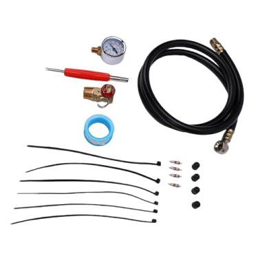 Imagem de KIMISS Kit de Reparo do Tanque de Ar, Válvula de Segurança de Bronze, 0-200psi, Desvio de Mangueira, para Trailers, Veículos de Acampamento