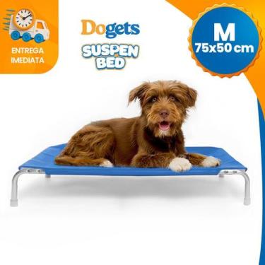 Imagem de Cama Suspensa Para Cachorro Tamanho M Azul Lávavel Dogets Suspen Bed, 