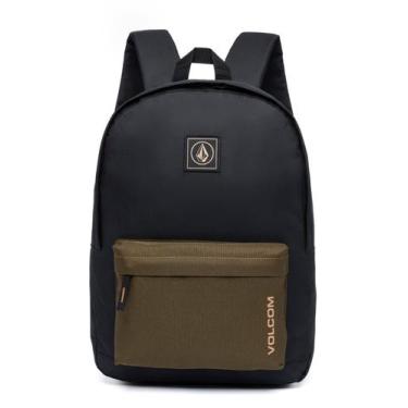 Imagem de Mochila Volcom Masculina Reforçada Preta, U