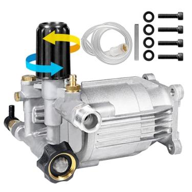 Imagem de MUTURQ Bomba de lavadora de pressão horizontal com eixo de 1,9 cm, ajuste fácil de 2000-3000 PSI, 2,4 GPM, melhor do que substituição de bomba OEM para lavadora elétrica GC160 GC190 K2400HH 308418007 308653057 309515003