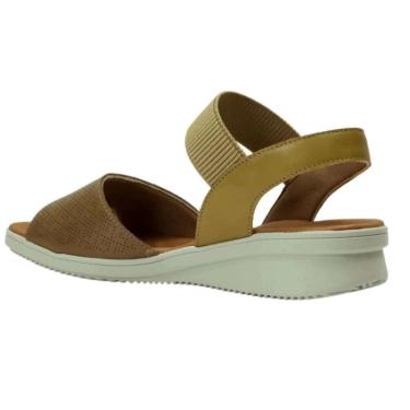 Imagem de Sandália Usaflex Plataforma Feminino - Camel