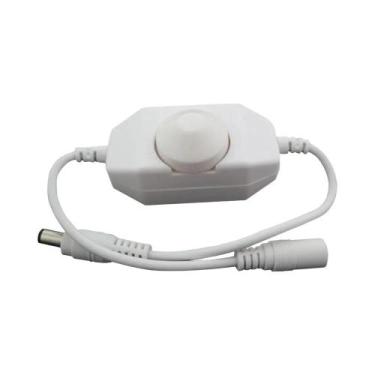Imagem de Dimmer De LED De Cor Única DC 12V 2A 24W Controle De Brilho Com Botão 
