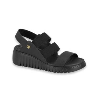 Imagem de Sandalia Feminina Modare Ortopedica Conforto Solado Leve Esporão Calce Facil Elástico Ref: 7197.107-Feminino
