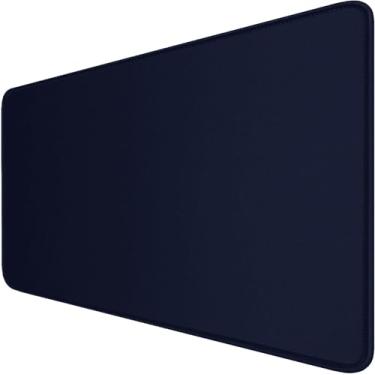 Imagem de Mouse pad grande para jogos com bordas costuradas, 47,3 x 59,9 cm, base de borracha natural antiderrapante durável, tapete de teclado de computador à prova d'água para profissionais de esportes