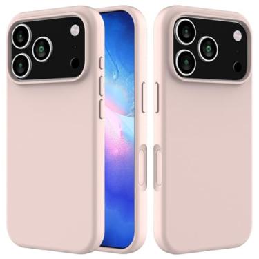 Imagem de [GL CASES] Capa Compatível Com iPhone 17 PRO Capinha iPhone 17 PRO Case Aveludada Anti Impacto Reforçada Silicone Emborrachado Com Proteção De Câmera (Rosa)