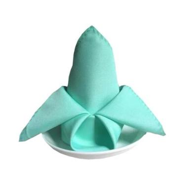 Imagem de Guardanapos De Mesa Laváveis Em Cetim Para Decoração De Casamento, Ani