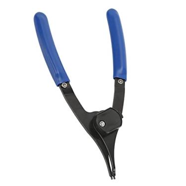 Imagem de KIMISS Alicate de Anel de Pressão Ajustável de 8 Polegadas para Anéis Internos e Externos - Ferramenta de Remoção de Anel de Retenção para Reparo de Automóveis e Manutenção de Mac Ry (Cabeça Reta)