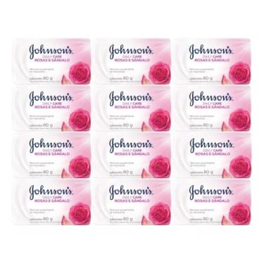 Imagem de KIT 12 Sabonete Johnson Rosas 80g