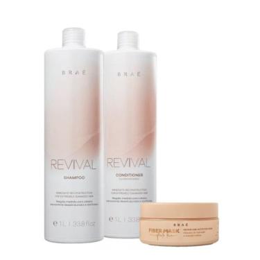 Imagem de Kit Brae Revival Regeneração Fiber (3 Produtos) - BRAÉ