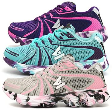 Imagem de Kit 3 tenis feminino de corrida academia caminhada Oldsen Colorado