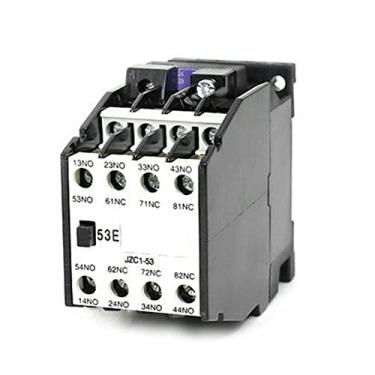 Imagem de POWTAXBJGD Contator JZC1-53 AC. Tipo de contator Relé 24V 50Hz Tensão da bobina 3 fases 5No + 3NC. Elétrica industrial