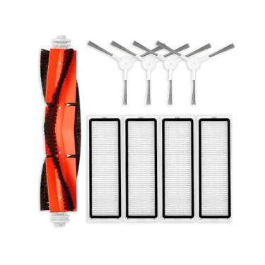 Imagem de Compatible Compatible With Xiaomi Robot Vacuum S10+ / S10 Plus B105 Spare Parts Accessories Main Side Brush Hepa Filter Mop Rag Cloth(Burgundy)