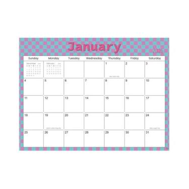 Imagem de Calendário Magnético De Eucalipto Para Refrigerador, Planejador Mensal