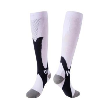 Imagem de Meias De Compressão Pretas Para Homens E Mulheres, Alívio Da Fadiga E 