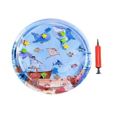 Imagem de Tapete Inflável Sensorial De Água Para Crianças, Almofada De Atividade