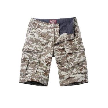 Imagem de Shorts cargo Match masculinos Camo 3204, marrom claro, camo, tamanho 4