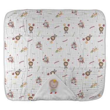 Imagem de Toalhão Soft Mais 3 Camadas de Fraldas 85cm x 1,05m Baby Joy, Circo