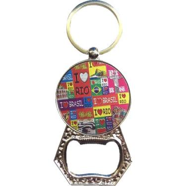 Imagem de Chaveiro Abridor de Garrafa Personalizado Lembrança Rio de Janeiro Sou