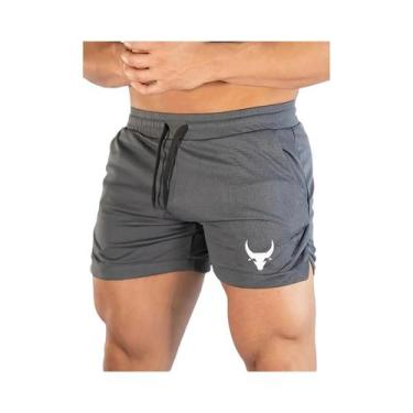 Imagem de Shorts Masculinos De Treino Esportivo Em Malha Respirável De Secagem R
