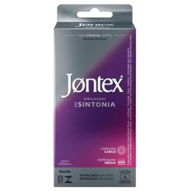 Imagem de Preservativo Jontex Orgasmo Com Sintonia 4 Un - Jontex