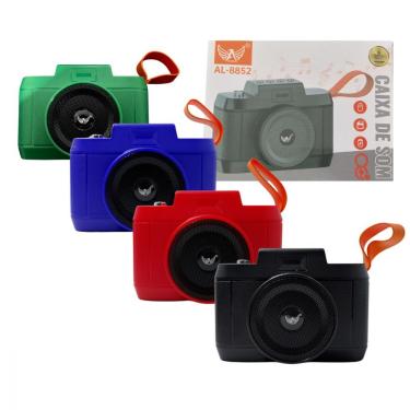 Imagem de Caixa De Som Bluetooth Portátil Câmera Fotográfica 8w