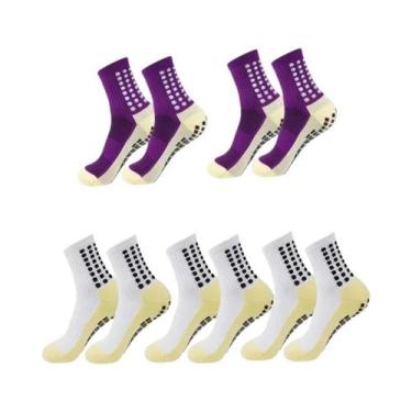 Imagem de Meias Esportivas Masculinas Antiderrapantes Para Futebol, Basquete, Yo