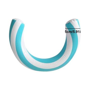 Imagem de Boia Inflável Adulta Versátil Dobrável Para Piscina E Praia - NONE, Az