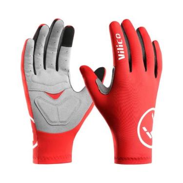 Imagem de Luvas De Ciclismo Unissex Com Tela Sensível Ao Toque, Dedos Inteiros E