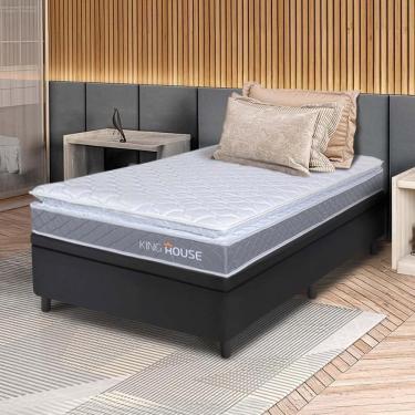 Imagem de Cama Box Baú Durban Espuma D28 Solteirão 96x203 King House