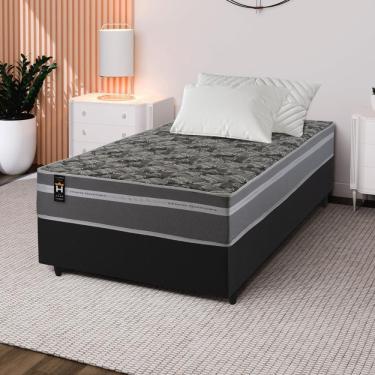 Imagem de Cama Box Espuma Miami Solteiro 88x188 Preto King House
