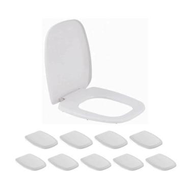 Imagem de Kit 10 Assento Sanitario Like Branco Incepa - Celite