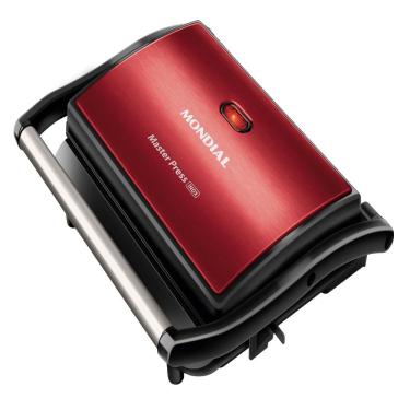 Imagem de Master Press Inox Mondial Vermelho 1000W PG-01-RC-CL